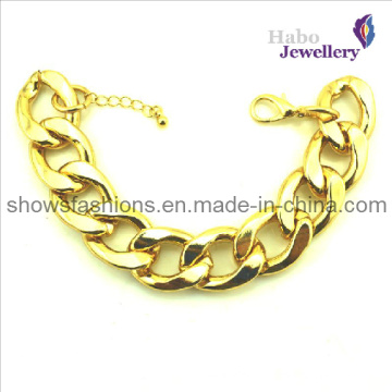 Ouro chapeado moda design liga bracelete / moda jóias / moda pulseira (xbl12018)
